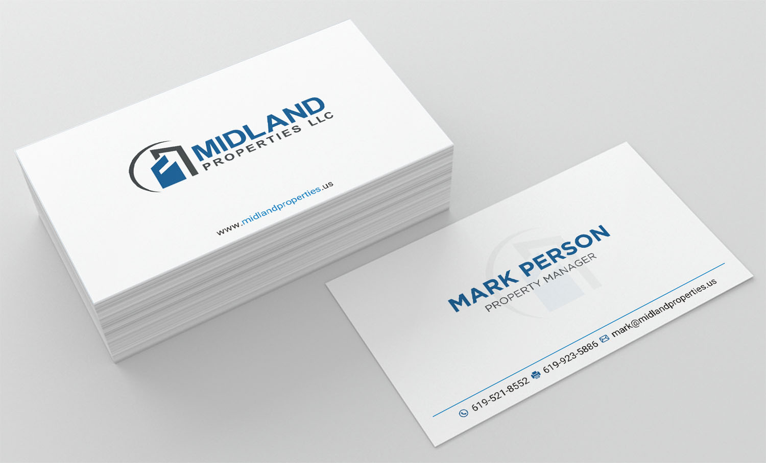 Diseño de Tarjeta de Presentación por INDIAN_Ashok para Midland Properties, LLC | Diseño #18300658
