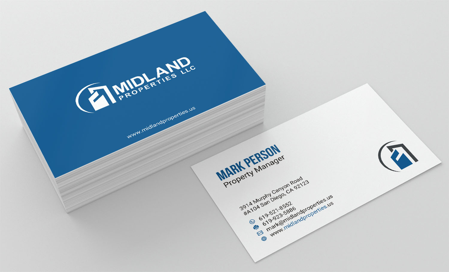 Design de Carte de Visite par INDIAN_Ashok pour Midland Properties, LLC | Design #18300664