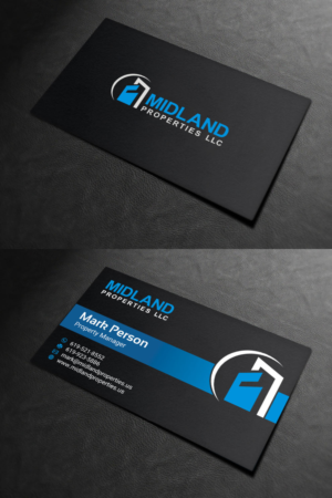 Business Card Design by INDIAN_Ashok for Midland Properties, LLC | Design: #18300681