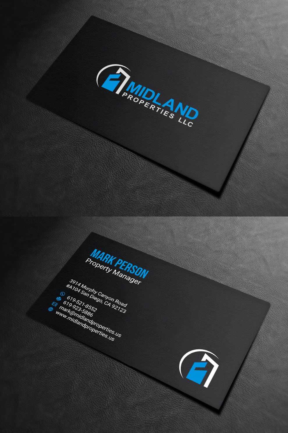 Business Card Design by INDIAN_Ashok for Midland Properties, LLC | Design #18300682