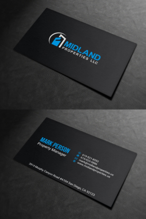 Business Card Design by INDIAN_Ashok for Midland Properties, LLC | Design: #18300685