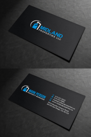 Business Card Design by INDIAN_Ashok for Midland Properties, LLC | Design: #18300686