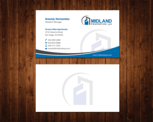Visitenkarten-Design von Shahin Hossen für Midland Properties, LLC | Design: #18298330