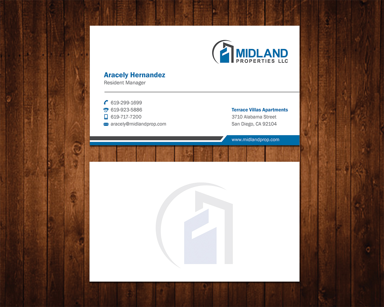 Business Card Design by Shahin Hossen for Midland Properties, LLC | Design #18298348