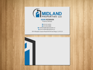 Business Card Design by Creations Box 2015 for Midland Properties, LLC | Design: #18246703