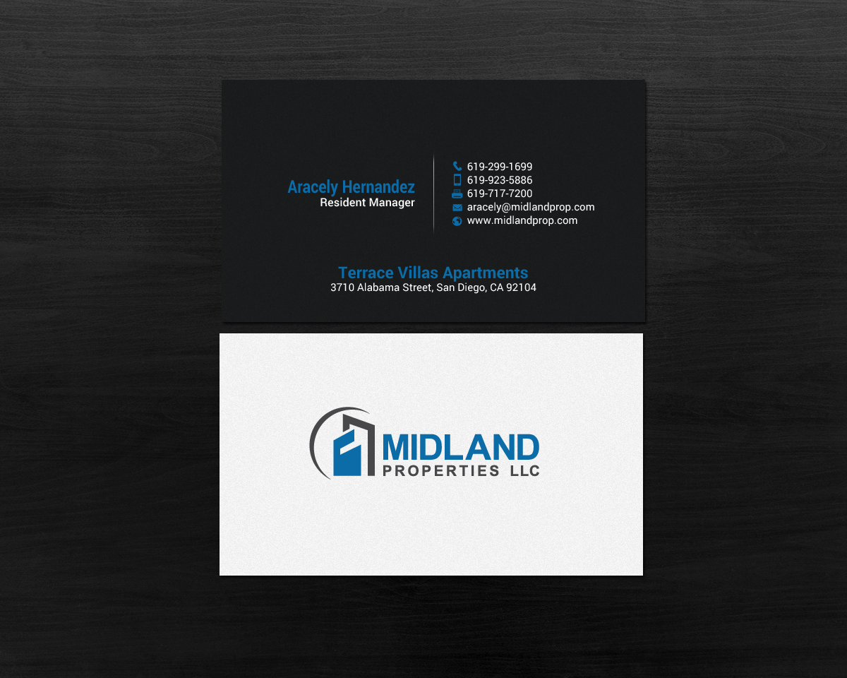 Business Card Design by chandrayaan.creative for Midland Properties, LLC | Design #18241682