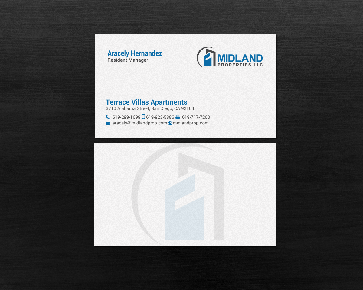 Business Card Design by chandrayaan.creative for Midland Properties, LLC | Design #18241790