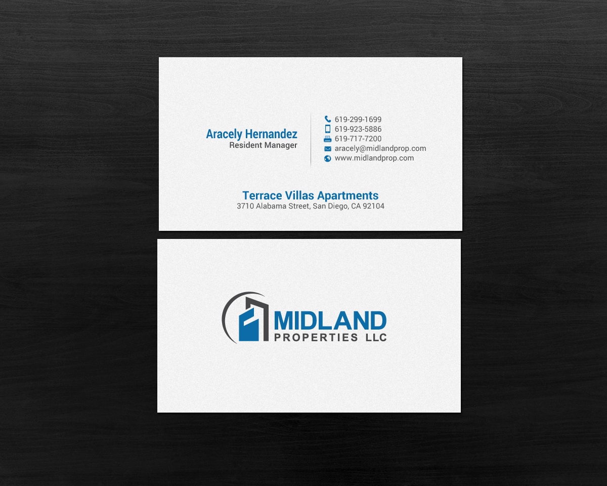 Business Card Design by chandrayaan.creative for Midland Properties, LLC | Design #18241791