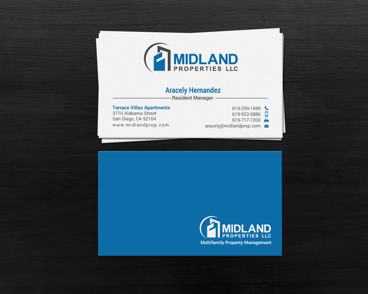 Business Card Design by chandrayaan.creative for Midland Properties, LLC | Design #18241792