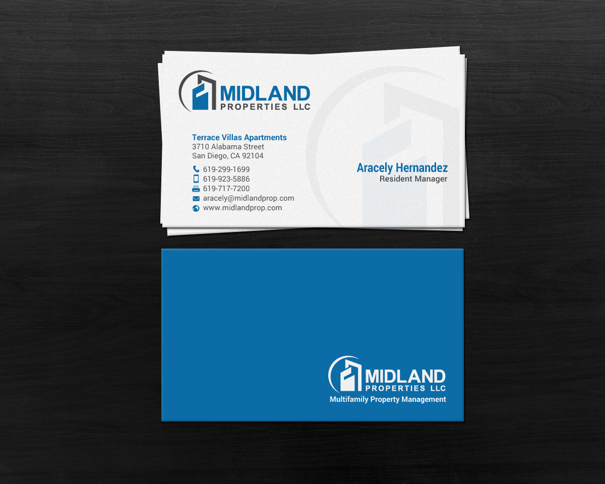 Business Card Design by chandrayaan.creative for Midland Properties, LLC | Design #18241801