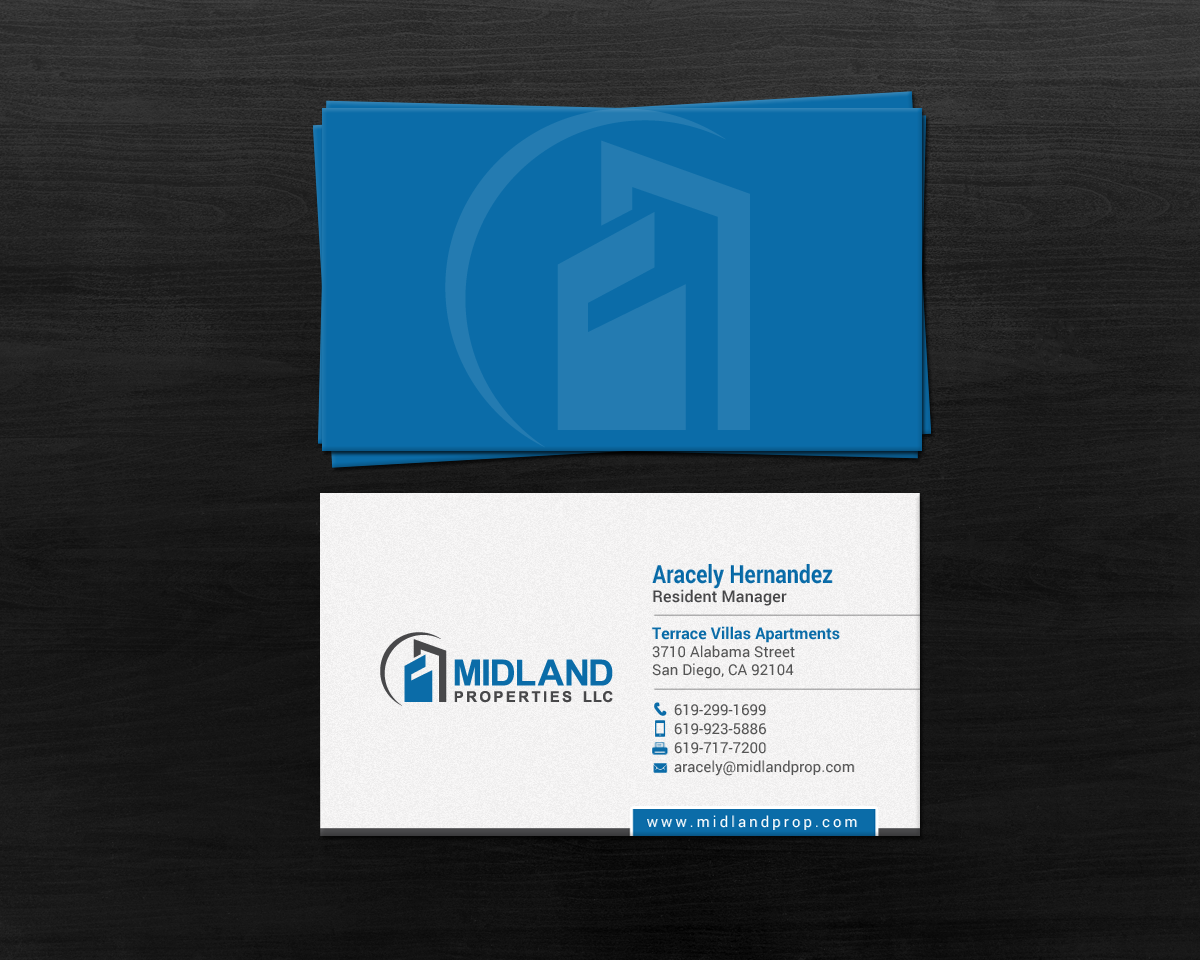 Business Card Design by chandrayaan.creative for Midland Properties, LLC | Design #18241803