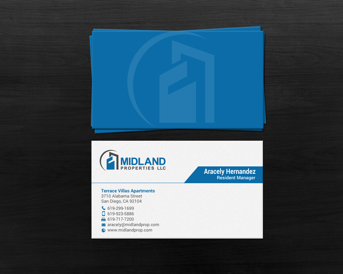 Business Card Design by chandrayaan.creative for Midland Properties, LLC | Design #18243494