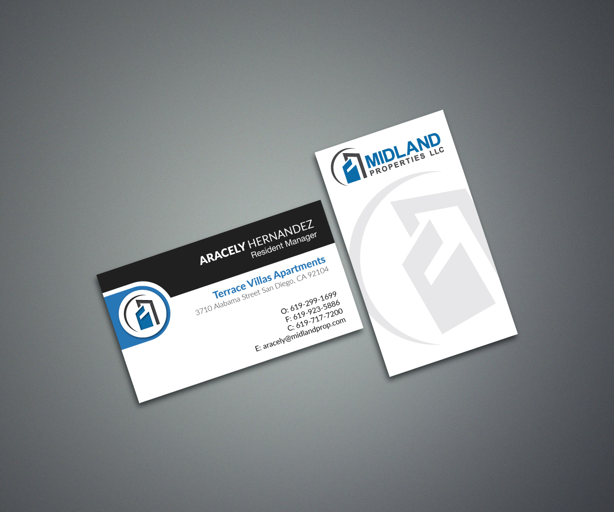 Business Card Design by djpropri for Midland Properties, LLC | Design #18248998