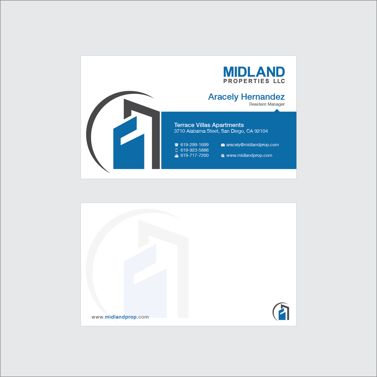 Business Card Design by Waqas Lakhani for Midland Properties, LLC | Design #18326924