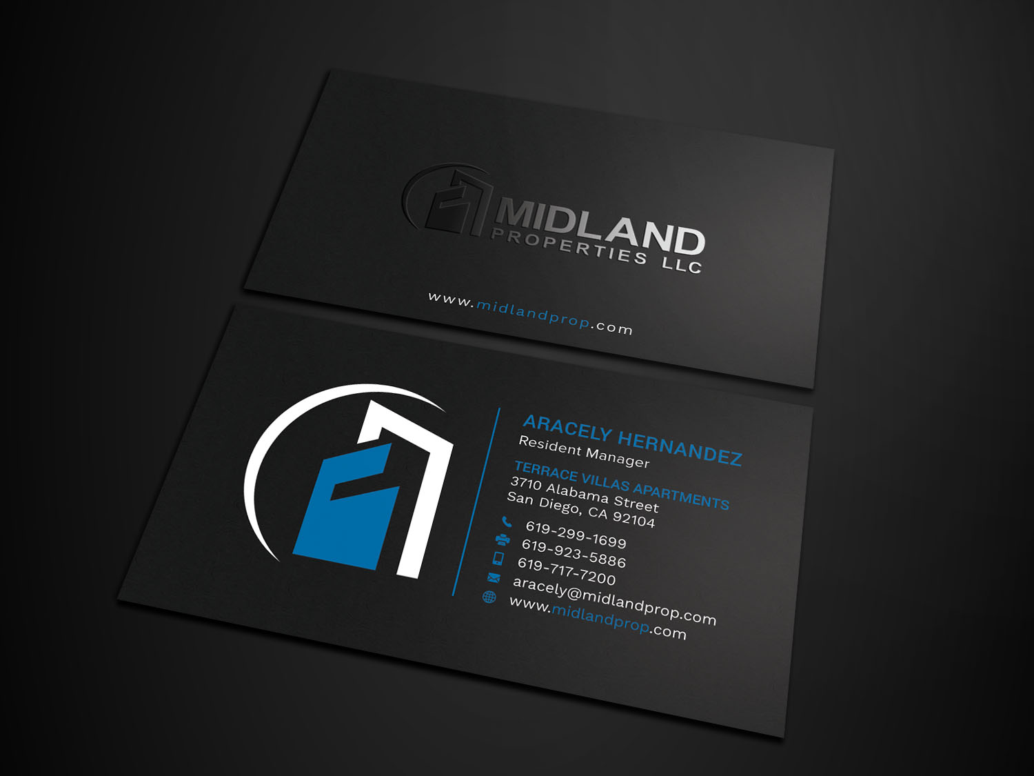 Diseño de Tarjeta de Presentación por Tripti Ranjan Gain para Midland Properties, LLC | Diseño #18243445