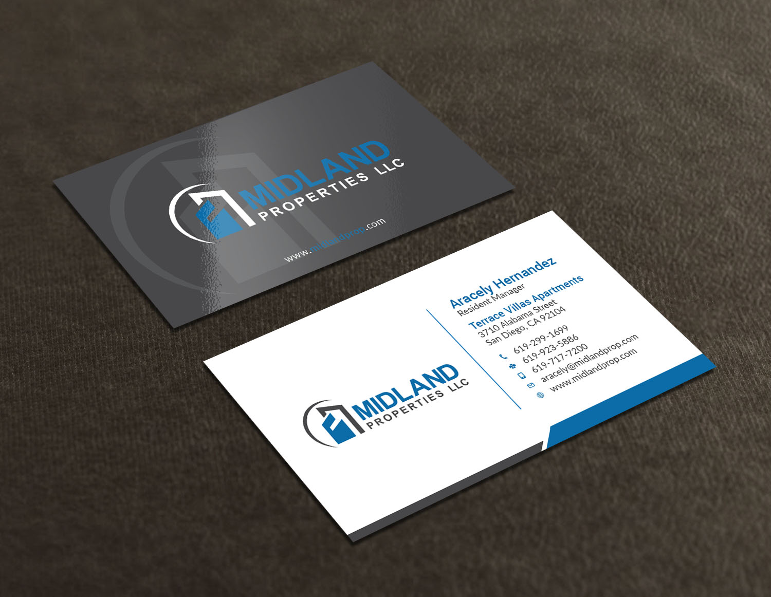 Diseño de Tarjeta de Presentación por Tripti Ranjan Gain para Midland Properties, LLC | Diseño #18243505