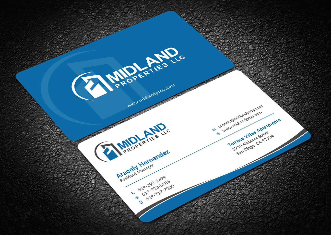 Diseño de Tarjeta de Presentación por Tripti Ranjan Gain para Midland Properties, LLC | Diseño #18243510