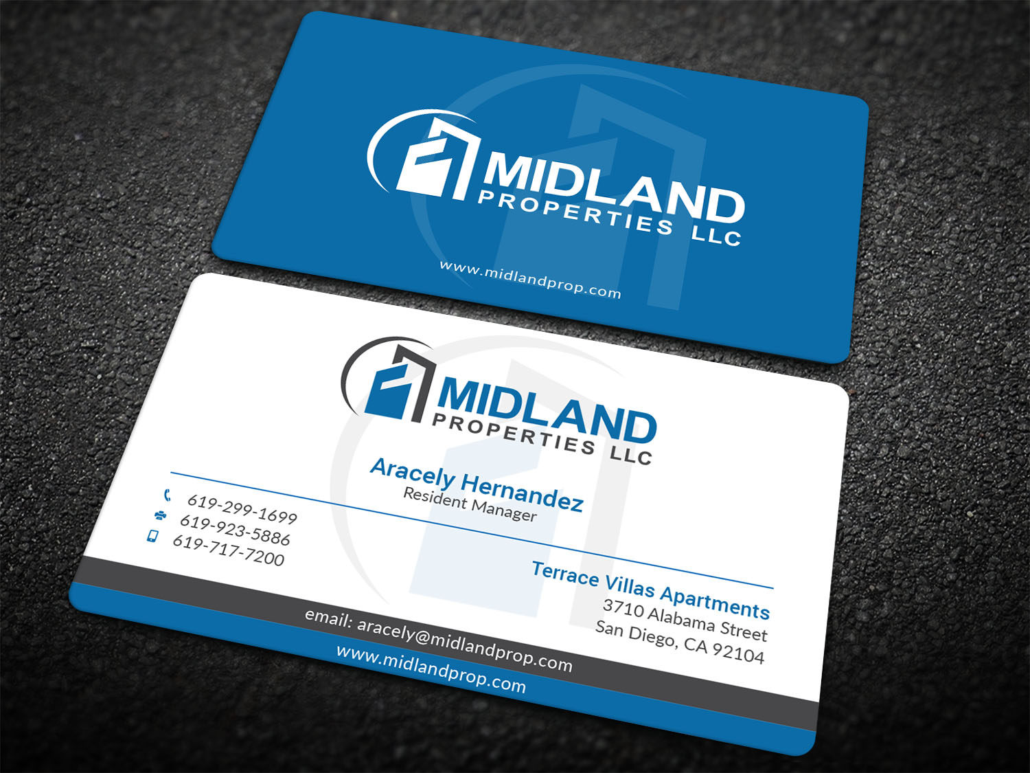 Diseño de Tarjeta de Presentación por Tripti Ranjan Gain para Midland Properties, LLC | Diseño #18243534