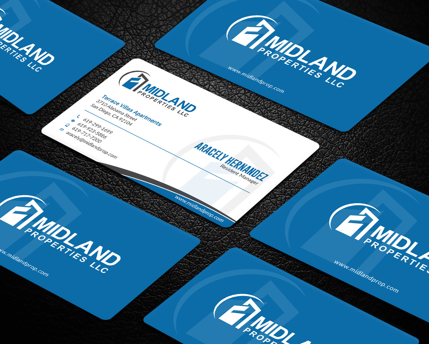 Business Card Design by Tripti Ranjan Gain for Midland Properties, LLC | Design #18243558