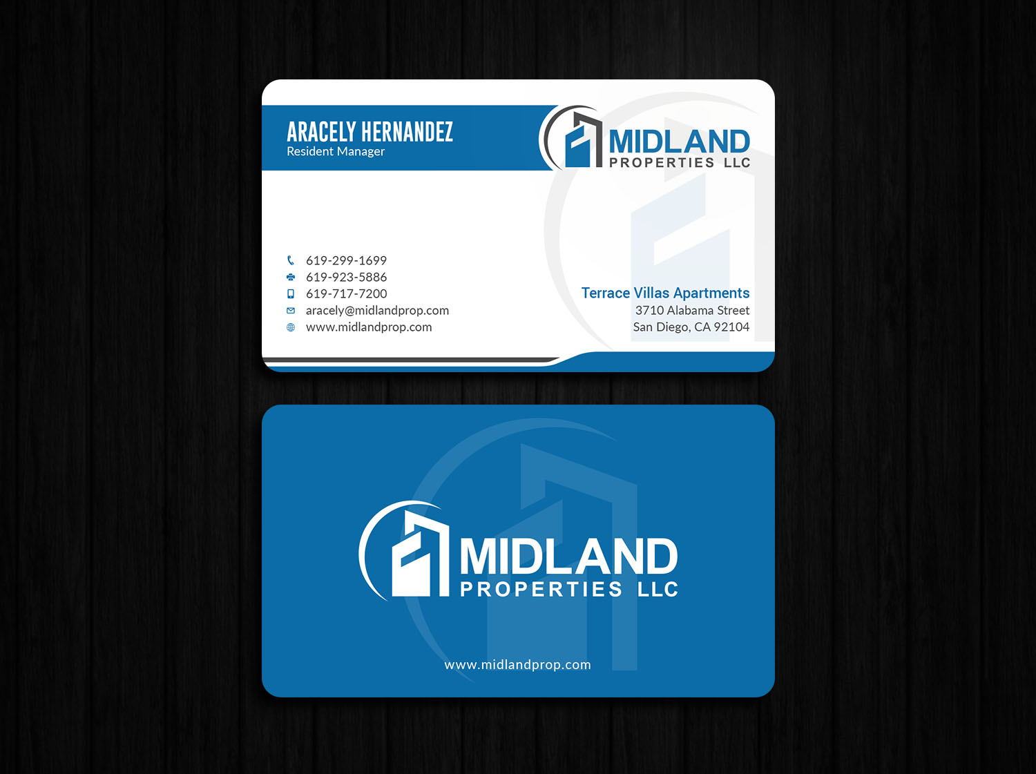 Business Card Design by Tripti Ranjan Gain for Midland Properties, LLC | Design #18243563