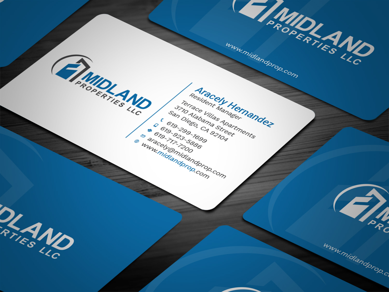 Business Card Design by Tripti Ranjan Gain for Midland Properties, LLC | Design #18243567