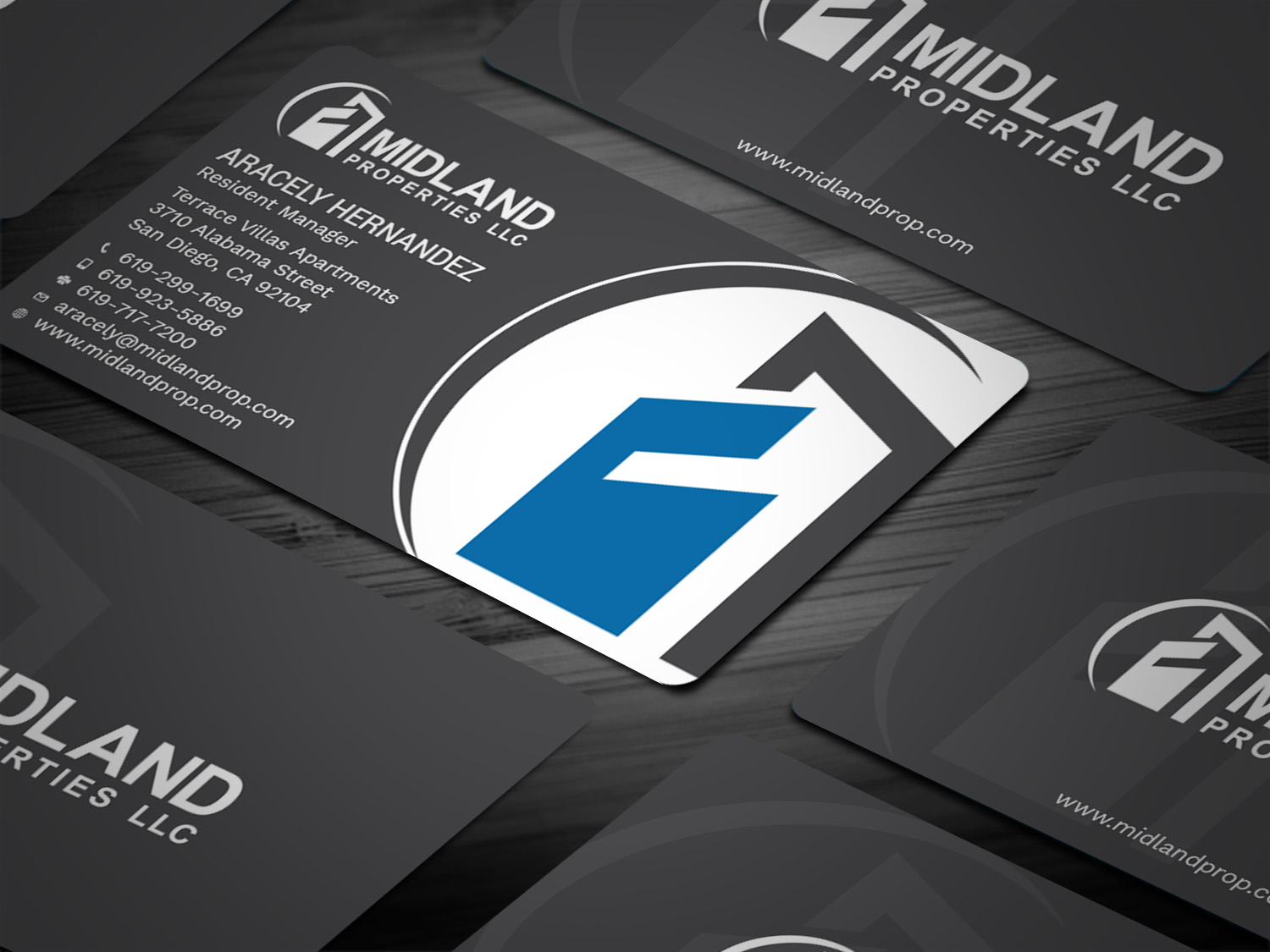 Business Card Design by Tripti Ranjan Gain for Midland Properties, LLC | Design #18243581