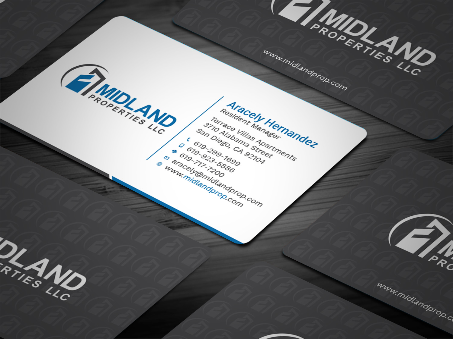 Business Card Design by Tripti Ranjan Gain for Midland Properties, LLC | Design #18243623
