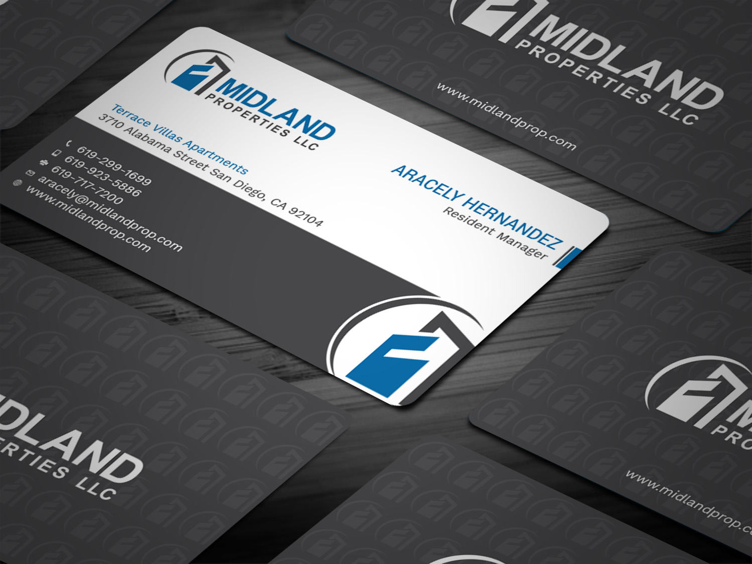 Business Card Design by Tripti Ranjan Gain for Midland Properties, LLC | Design #18243624
