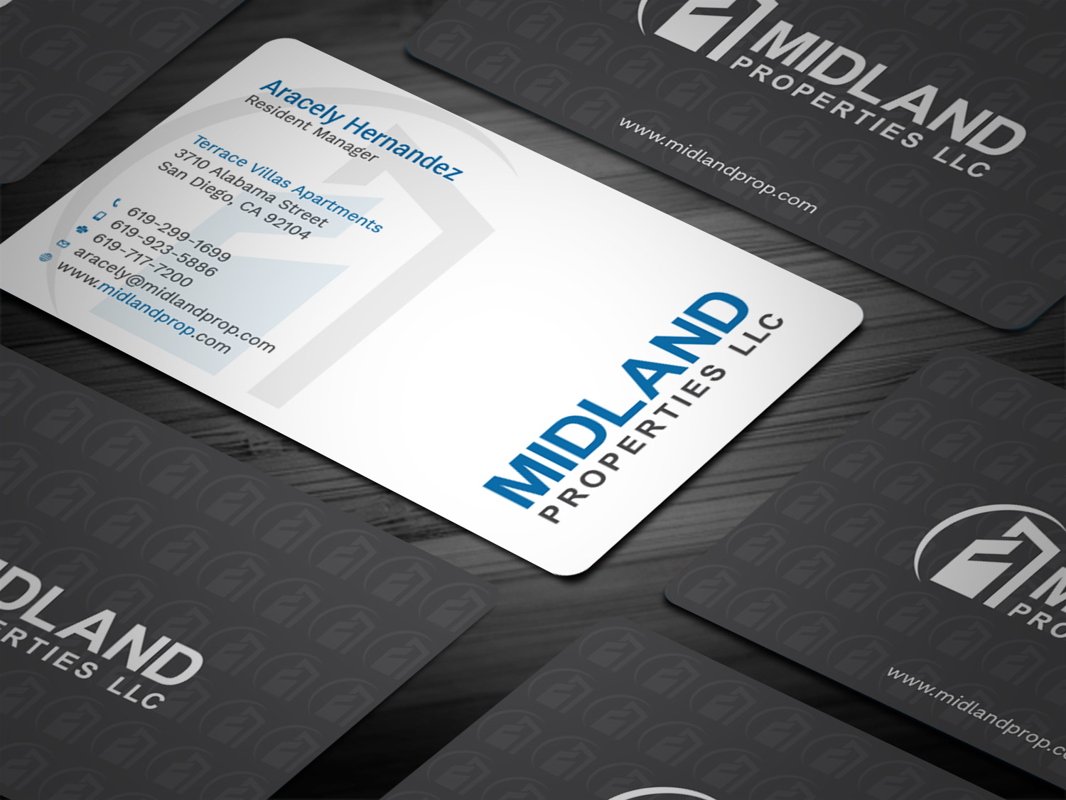 Business Card Design by Tripti Ranjan Gain for Midland Properties, LLC | Design #18243625