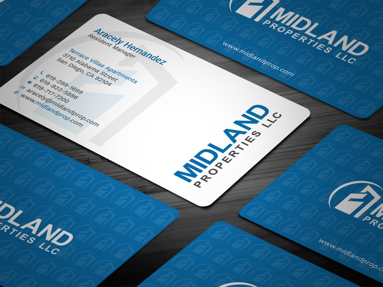 Business Card Design by Tripti Ranjan Gain for Midland Properties, LLC | Design #18243626