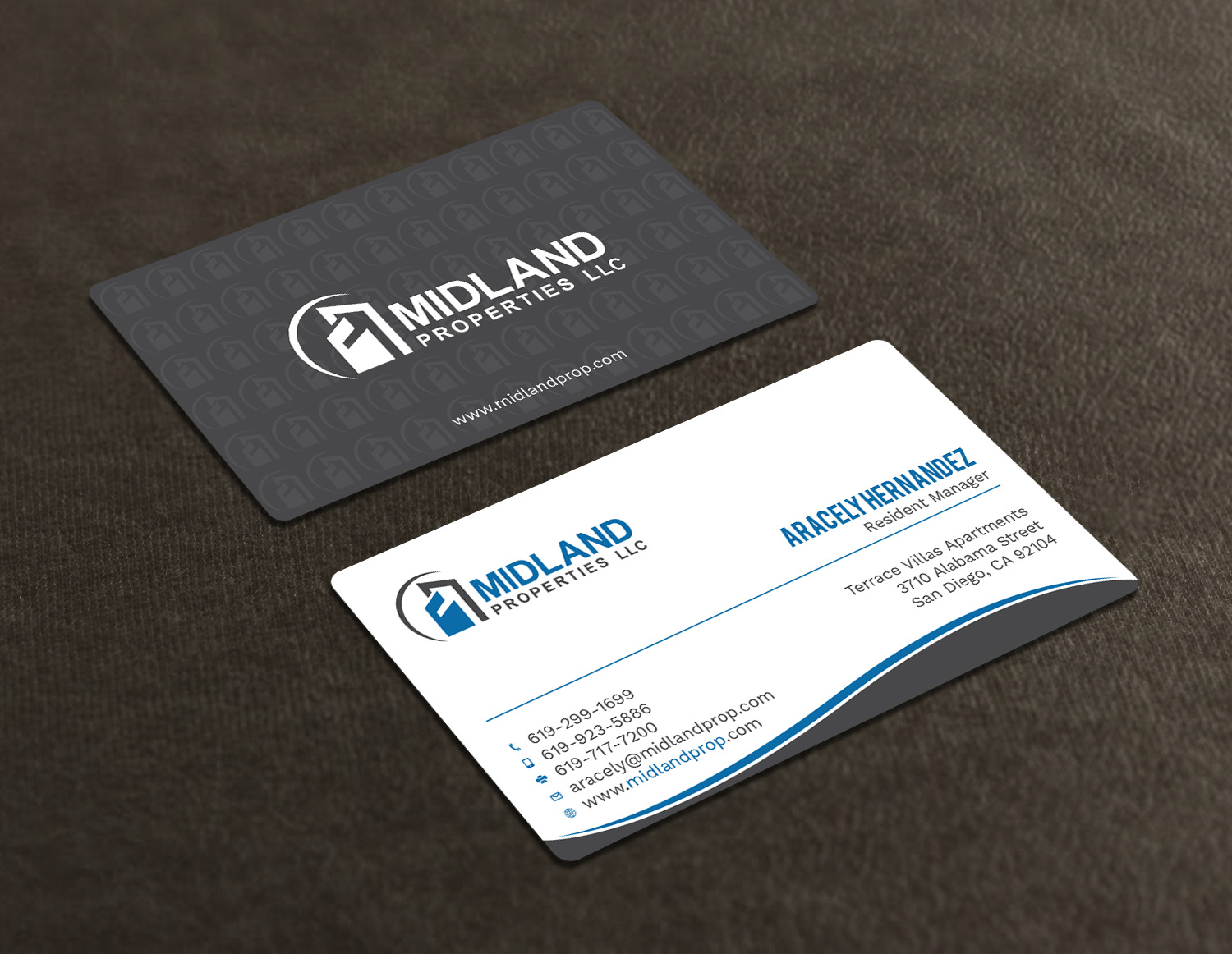 Design de Carte de Visite par Tripti Ranjan Gain pour Midland Properties, LLC | Design #18243646