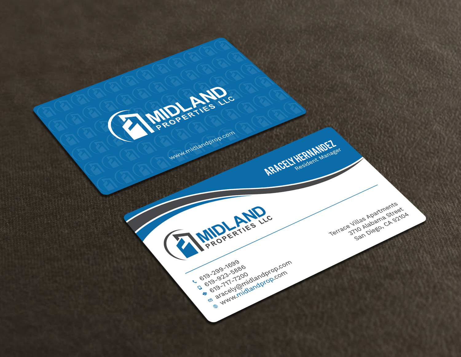 Business Card Design by Tripti Ranjan Gain for Midland Properties, LLC | Design #18243647
