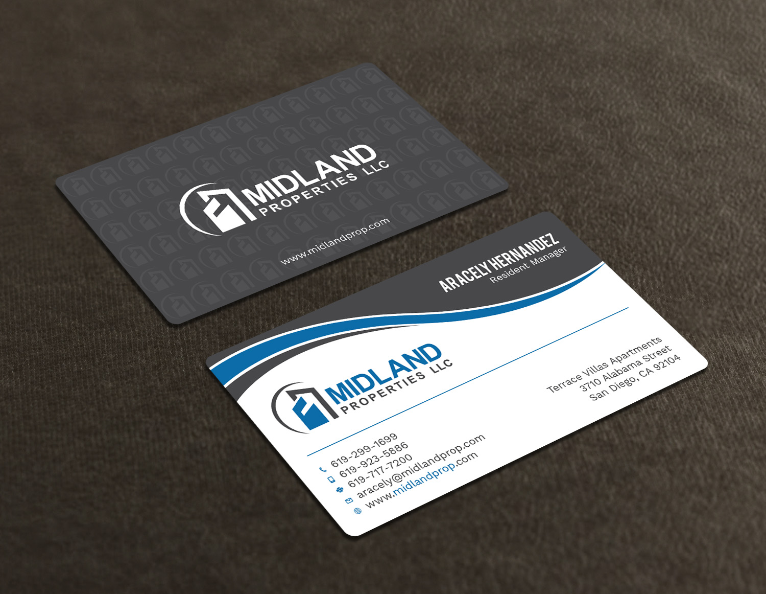 Business Card Design by Tripti Ranjan Gain for Midland Properties, LLC | Design #18243650