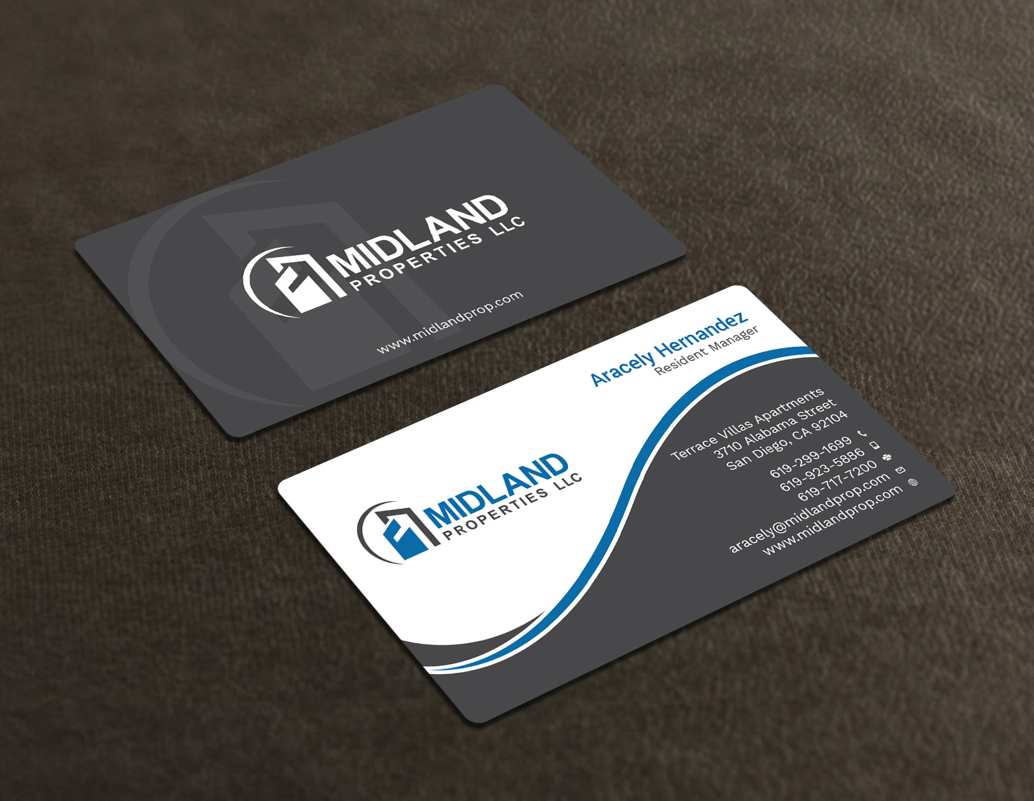 Diseño de Tarjeta de Presentación por Tripti Ranjan Gain para Midland Properties, LLC | Diseño #18243660