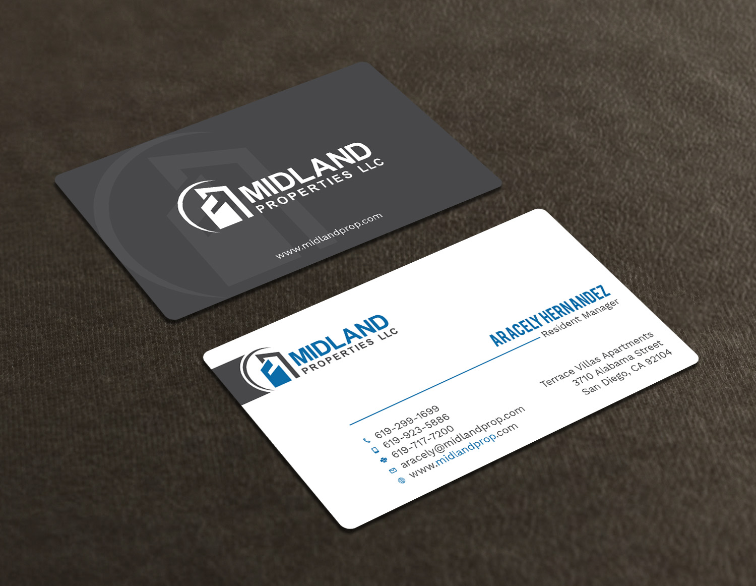 Diseño de Tarjeta de Presentación por Tripti Ranjan Gain para Midland Properties, LLC | Diseño #18243670