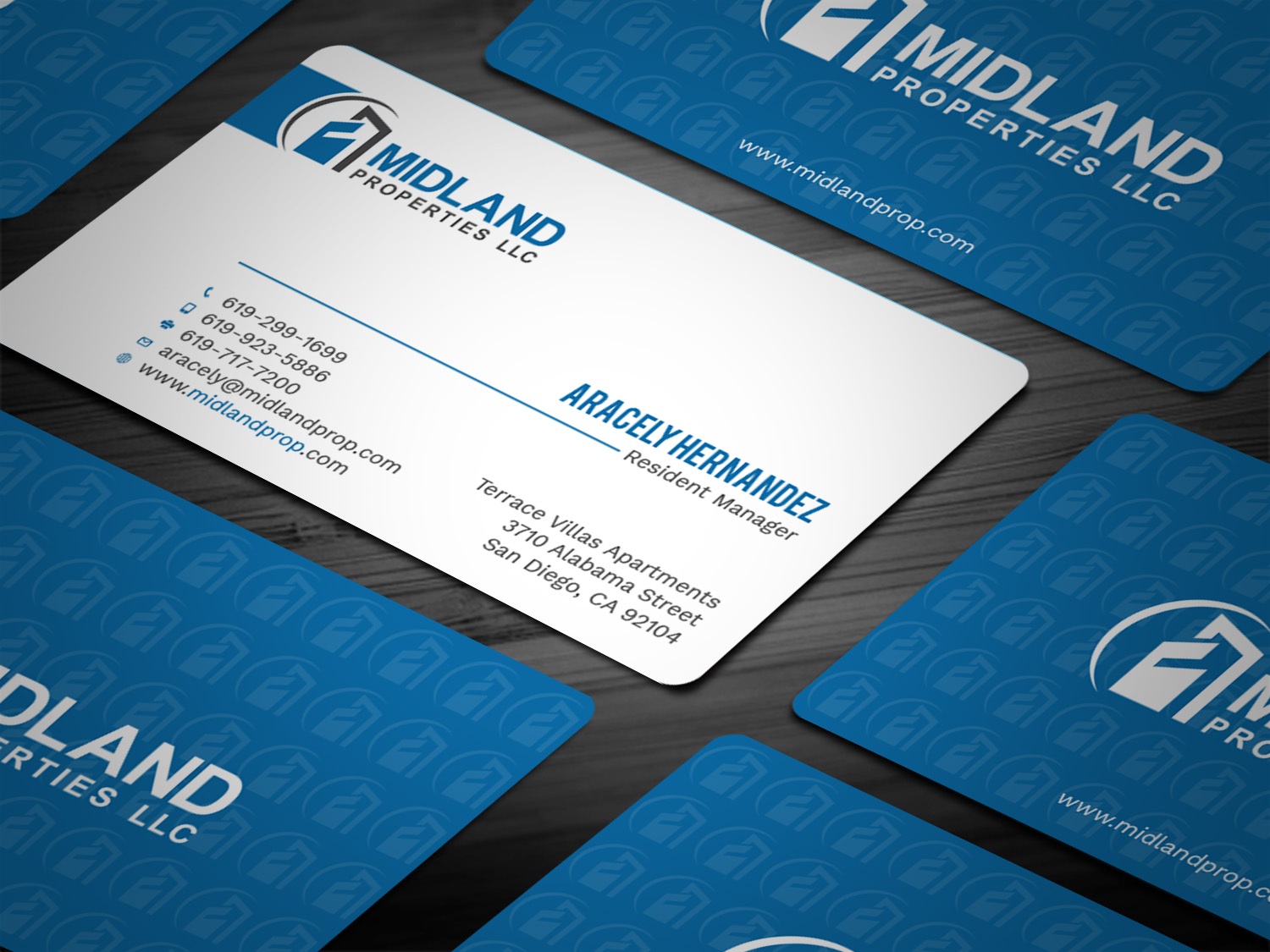 Design de Carte de Visite par Tripti Ranjan Gain pour Midland Properties, LLC | Design #18243671
