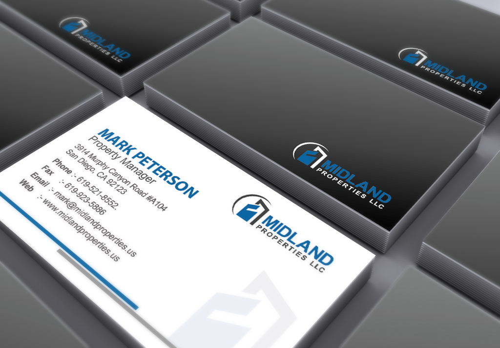 Business Card Design by DesignMe Graphics for Midland Properties, LLC | Design #18265048
