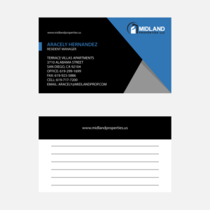 Visitenkarten-Design von Doeland für Midland Properties, LLC | Design: #18241003
