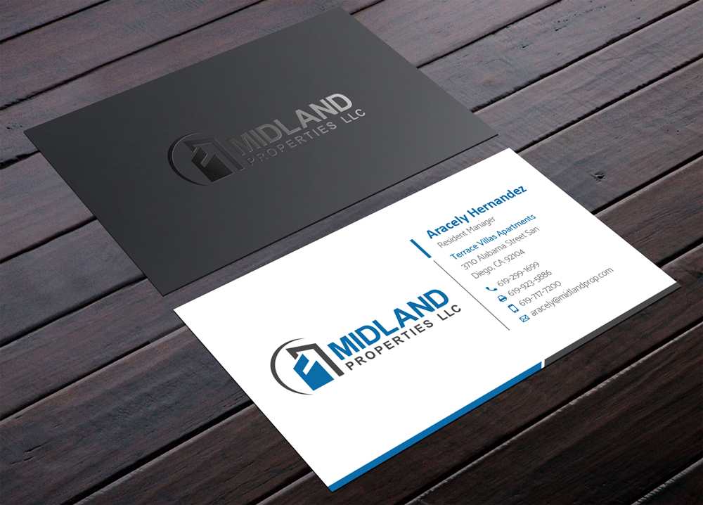 Business Card Design by alex_etel for Midland Properties, LLC | Design #18240709