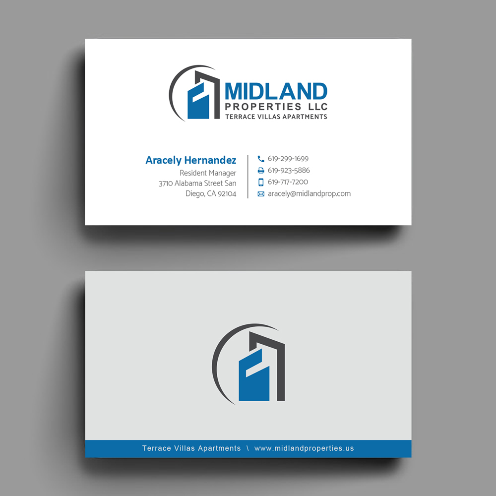 Business Card Design by alex_etel for Midland Properties, LLC | Design #18245022