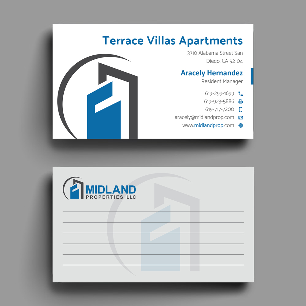 Visitenkarten-Design von alex_etel für Midland Properties, LLC | Design #18316860