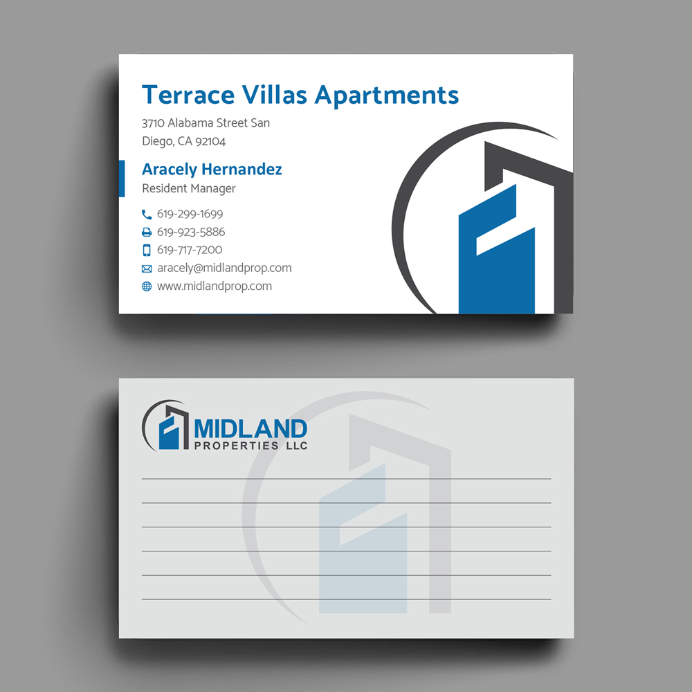 Business Card Design by alex_etel for Midland Properties, LLC | Design #18316861
