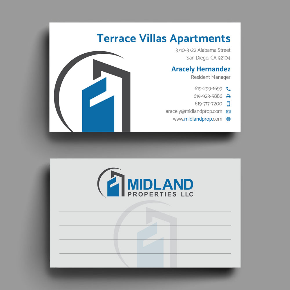 Business Card Design by alex_etel for Midland Properties, LLC | Design #18356134