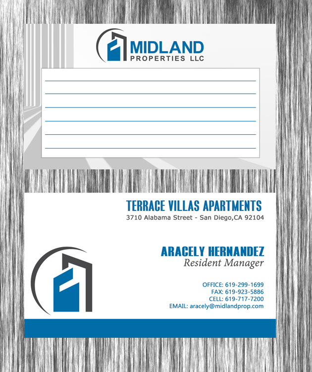 Visitenkarten-Design von BWT für Midland Properties, LLC | Design #18317324