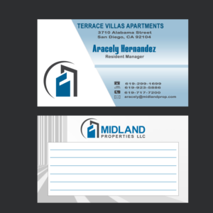 Visitenkarten-Design von BWT für Midland Properties, LLC | Design: #18324045