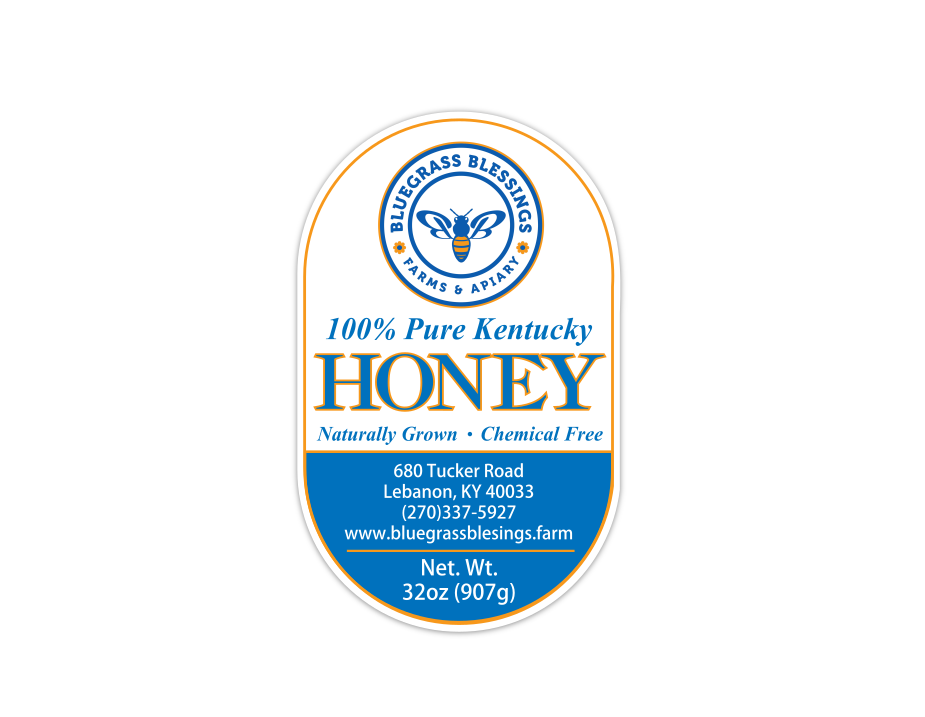 Diseño de Etiqueta por Giovanni para Bluegrass Blessings Farms & Apiary, | Diseño #18268860