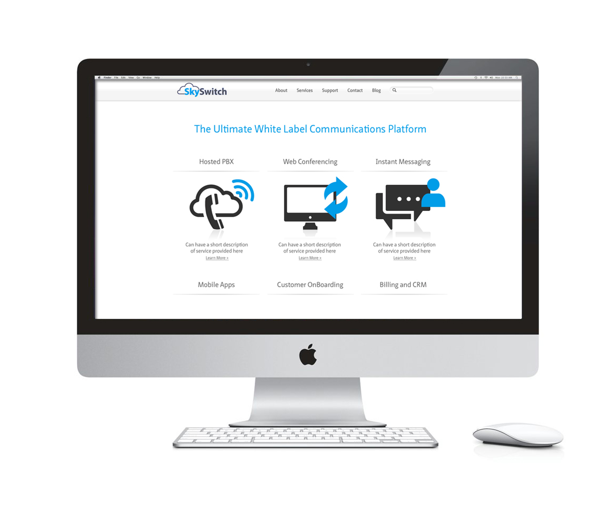 Web Design by masher for skyswitch | Design #2826479