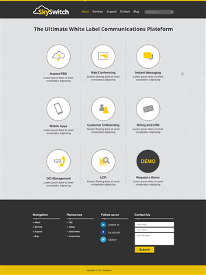 Web Design by AVROM for skyswitch | Design: #2806446