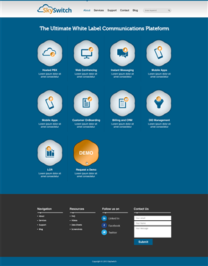 Web Design par AVROM pour skyswitch | Design : #2824092