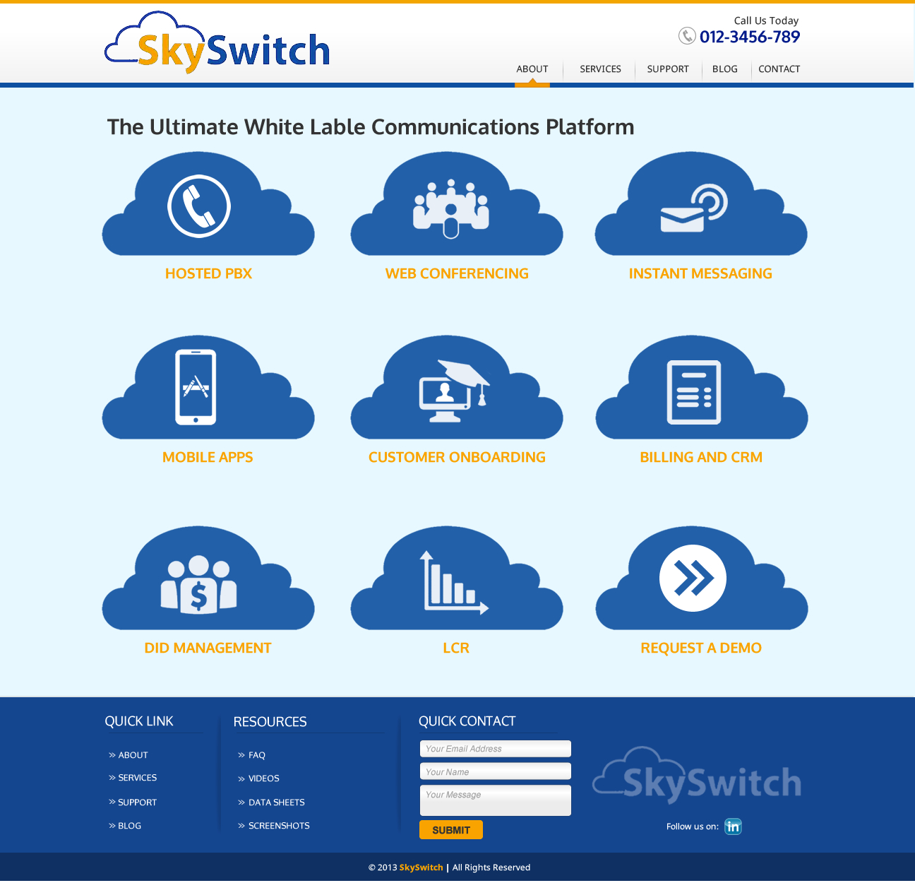 Web Design by Sbss for skyswitch | Design #2820095